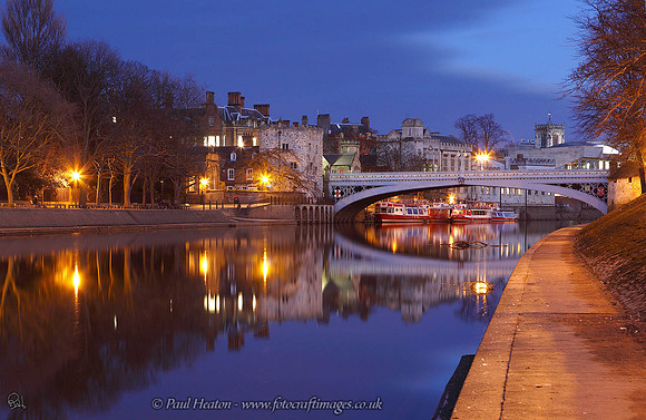 The River Ouse and Lendal Bridge, York