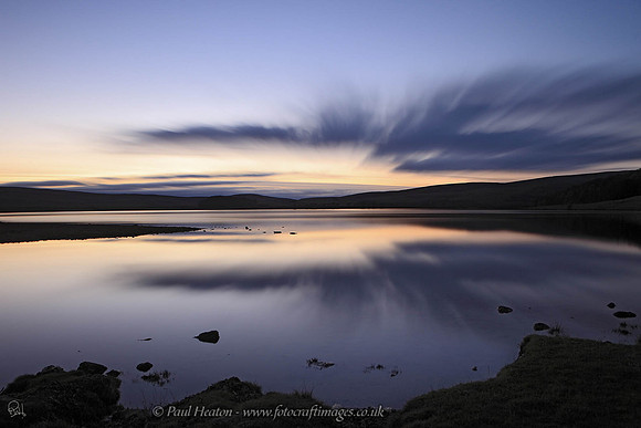 Malham Tarn at dusk