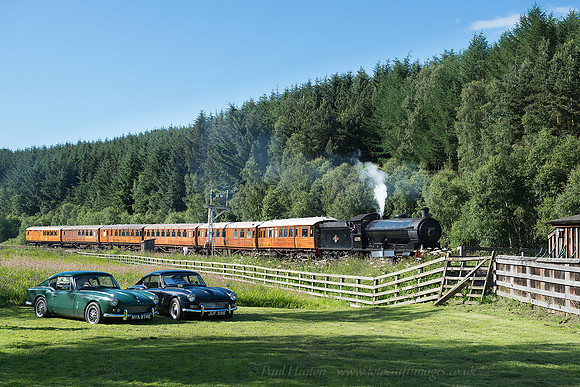 Pulling into Levisham station