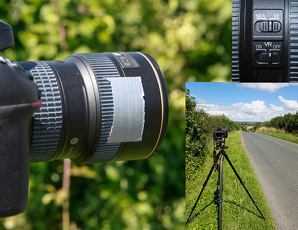 Setup for astrophotography