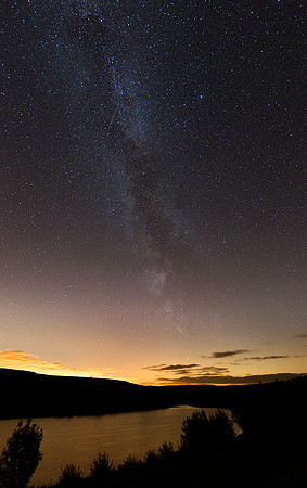 Milky Way over Leighton Reservoir