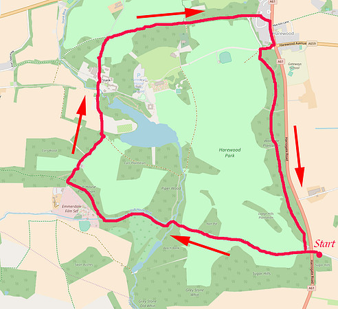 Harewood Walk Map