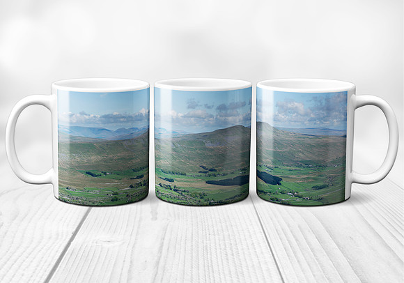 Whernside - seen from Ingleborough - Ceramic mug