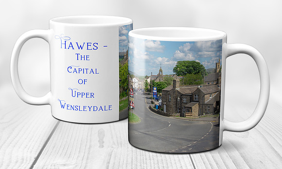 Hawes - the capital of Upper Wensleydale ceramic photo mug