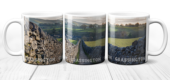 Path to the River, Grassington - ceramic photo mug