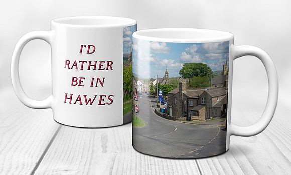 I'd Rather be Walking in the Dales - ceramic photo mug