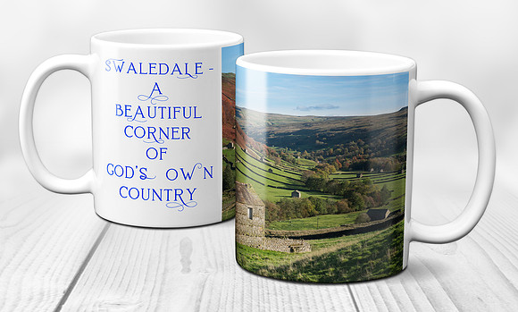 Swaledale - a beautiful corner of God's Own Country - creamic photo mug