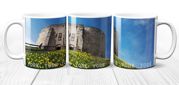 Clifford's Tower, York - Ceramic photo mug