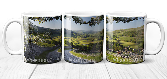 Kettlewell and Wharfedale - Yorkshire Dales Ceramic Photo Mug