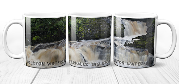 Ingleton Waterfalls Walk - Beezley Falls, Yorkshire Dales - Ceramic Photo Mug