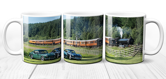 Steam Train on The North York Moors Railway - Ceramic Photo Mug