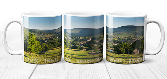 Hawes, Wensleydale, Yorkshire Dales, Ceramic Photo Mug