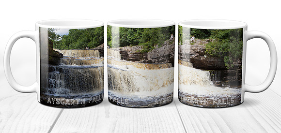 Aysgarth Falls, Wensleydale, Yorkshire Dales, Ceramic Photo Mug