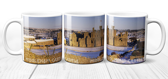 Middleham Castle, Wensleydale, Yorkshire Dales - Ceramic Photo Mug