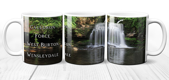 West Burton Falls, Wensleydale - Yorkshire Dales Ceramic Photo Mug