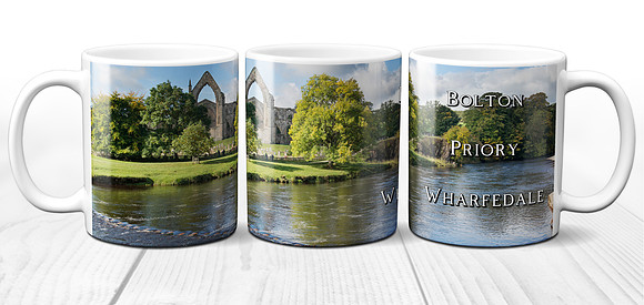 Bolton Priory, Wharfedale - Yorkshire Dales Ceramic Photo Mug