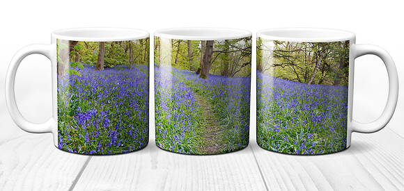 Bluebell Woods in Wharfedale - Yorkshire Dales Ceramic Photo Mug