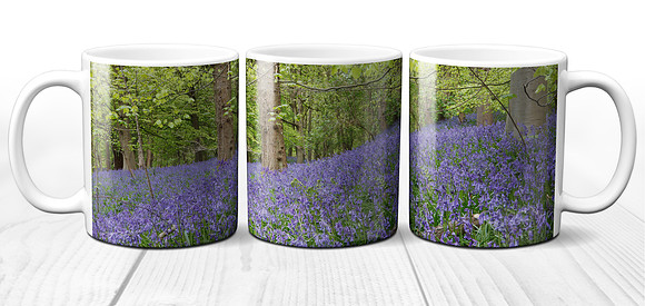 Bluebell Woods in Wharfedale - Yorkshire Dales Ceramic Photo Mug