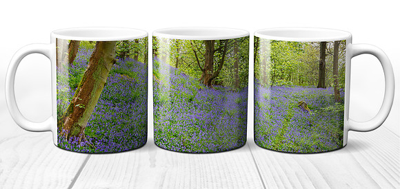 Bluebell Woods in Wharfedale - Yorkshire Dales Ceramic Photo Mug