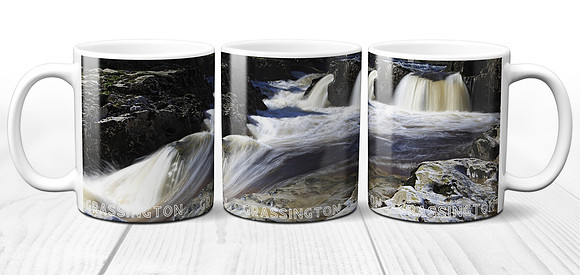 Linton Falls, Grassington, Wharfedale - Yorkshire Dales Ceramic Photo Mug