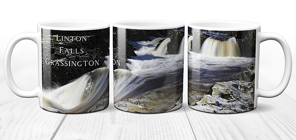 Linton Falls, Grassington, Wharfedale - Yorkshire Dales Ceramic Photo Mug