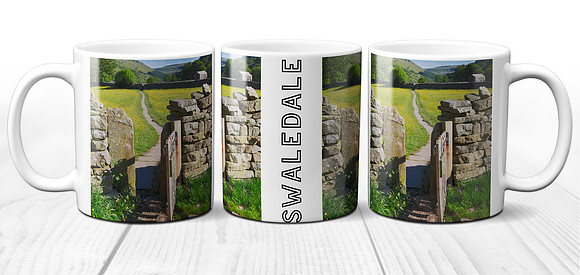 Meadow Path at Muker, Swaledale - Yorkshire Dales Ceramic Photo Mug