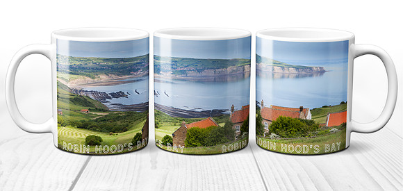 Robin Hood's Bay - Yorkshire Coast Ceramic Photo Mug