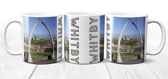 The Whalebone Arch, 199 Steps and Whitby Abbey - Yorkshire Ceramic Photo Mug