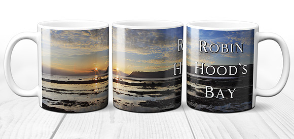 Robin Hood's Bay Sunrise - Yorkshire Coast Ceramic Photo Mug