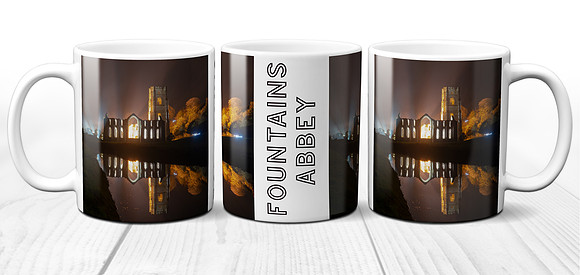 Fountains Abbey - Yorkshire Ceramic Photo Mug