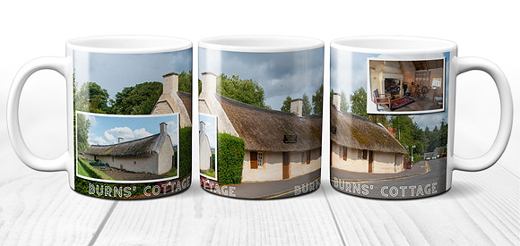 Burns Cottage, Alloway, Ayrshire - Ceramic Photo Mug