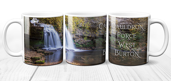 Cauldron Force - West Burton Falls, Wensleydale - Ceramic Photo Mug