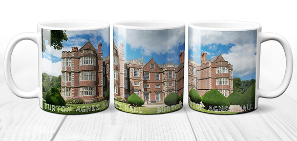 Burton Agnes Hall-Yorkshire Stately Home and Tourist Attraction - Ceramic Photo Mug