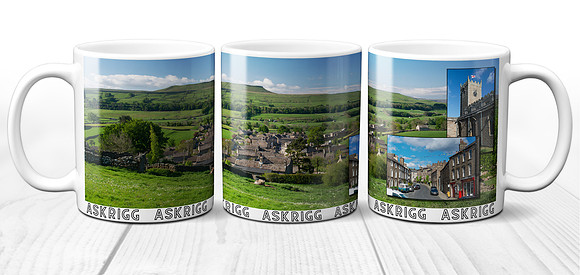 Askrigg Views, Yorkshire Dales National Park - Ceramic Photo Mug