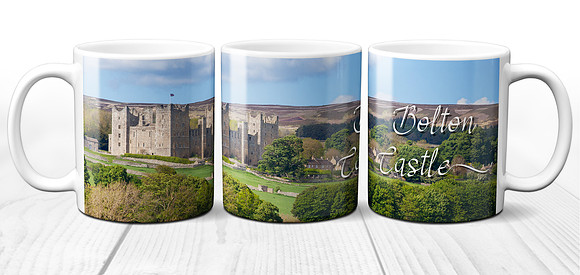 Bolton Castle, Wensleydale, Yorkshire Dales National Park - Ceramic Photo Mug
