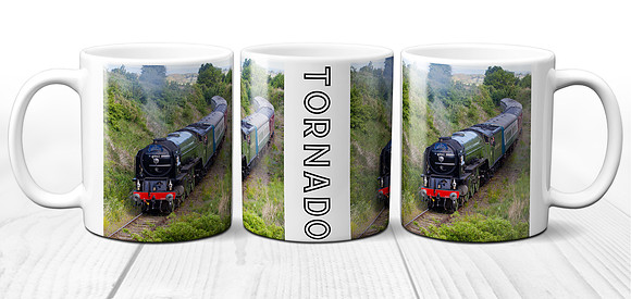 Tornado in Wensleydale - LNER Peppercorn Class A1 steam Locomotive - Ceramic Photo Mug