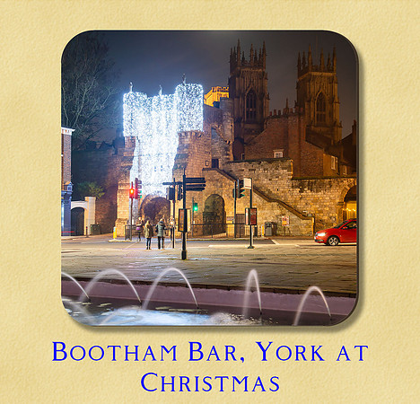 Bootham Bar, York at Christmas