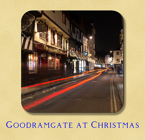 Goodramgate, York at Christmas
