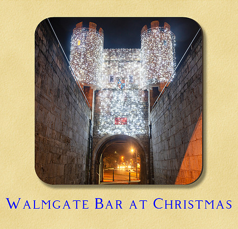 Walmgate Bar, York at Christmas