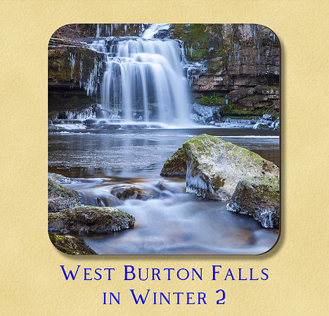 West Burton Falls in Winter 2