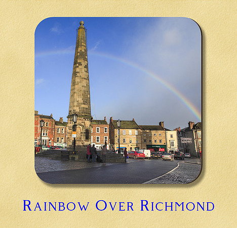 Rainbow over Richmond, North Yorkshire