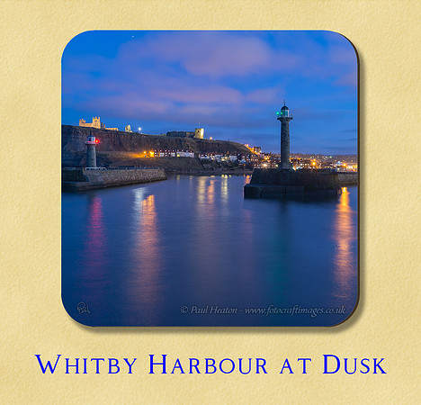 Whitby Harbour at Dusk